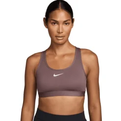 Nike Swoosh Sportbeha met medium ondersteuning Dames - tattoo/white DX6821-502