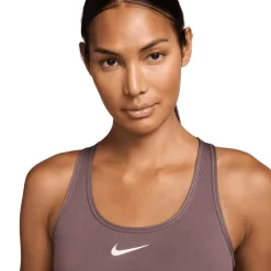 Nike Swoosh Sportbeha met medium ondersteuning Dames - tattoo/white DX6821-502