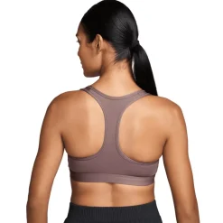 Nike Swoosh Sportbeha met medium ondersteuning Dames - tattoo/white DX6821-502