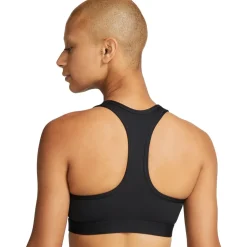 Nike Swoosh Sportbeha met medium ondersteuning Dames - zwart/wit DX6821-010