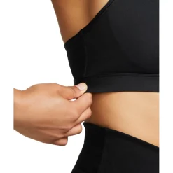 Nike Swoosh Sportbeha met medium ondersteuning Dames - zwart/wit DX6821-010