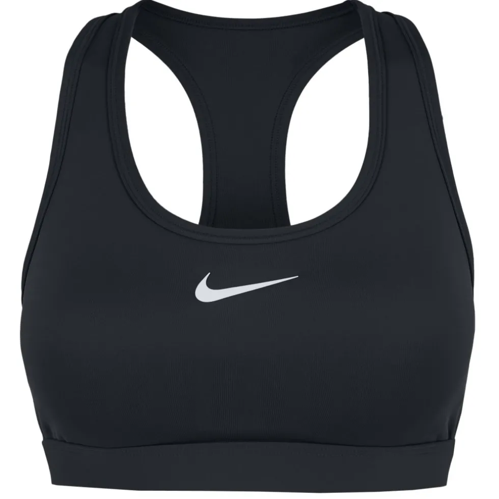 Nike Swoosh Sportbeha met medium ondersteuning Dames - zwart/wit DX6821-010