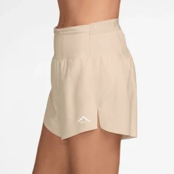 Nike Trail Dri-FIT Mid Rise Hardloopshort Dames - pearl white/summit white HM0280-272