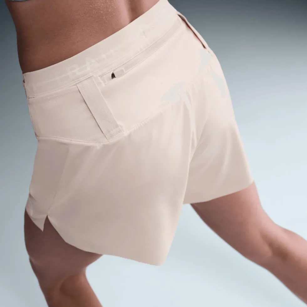 Nike Trail Dri-FIT Mid Rise Hardloopshort Dames - pearl white/summit white HM0280-272