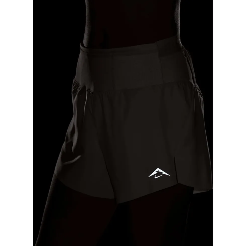 Nike Trail Dri-FIT Mid Rise Hardloopshort Dames - pearl white/summit white HM0280-272