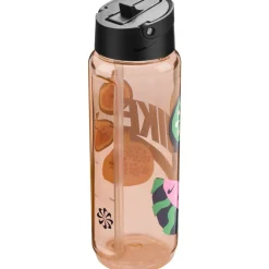 Nike Tritan Renew Recharge Straw Waterfles 24oz/709ml - washed coral/black/midnight navy/midnight navy 627