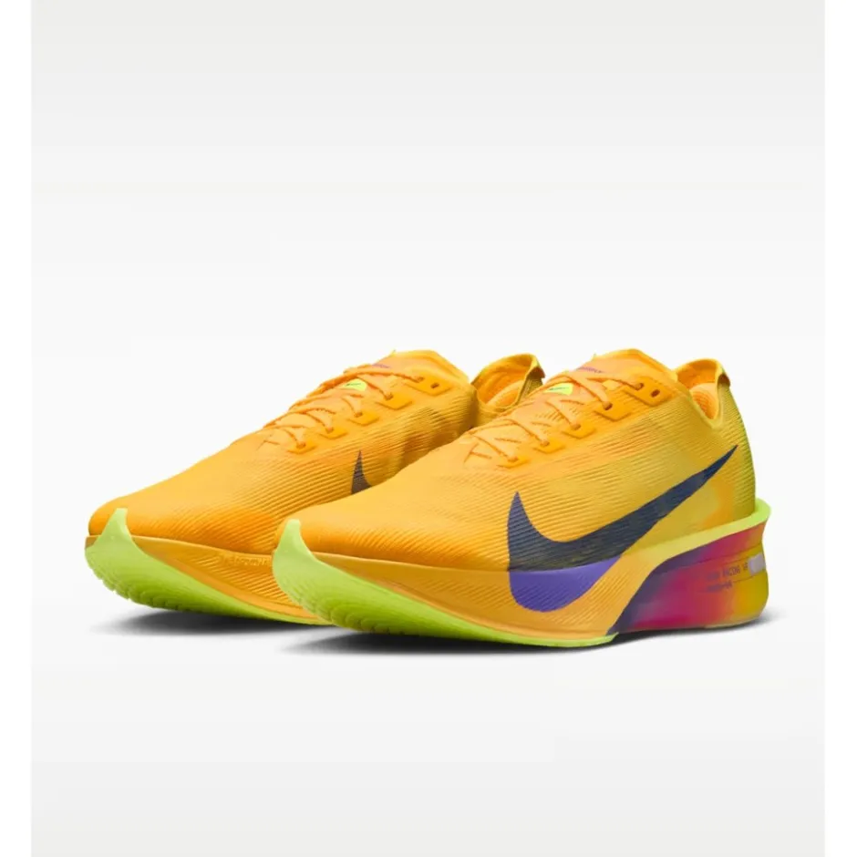 Hardloopschoenen Voor Op De Weg|Hardloopschoenen Heren < Nike Vaporfly 4 Hardloopschoenen Heren - citron pulse/indigo burst-lase HF64-800