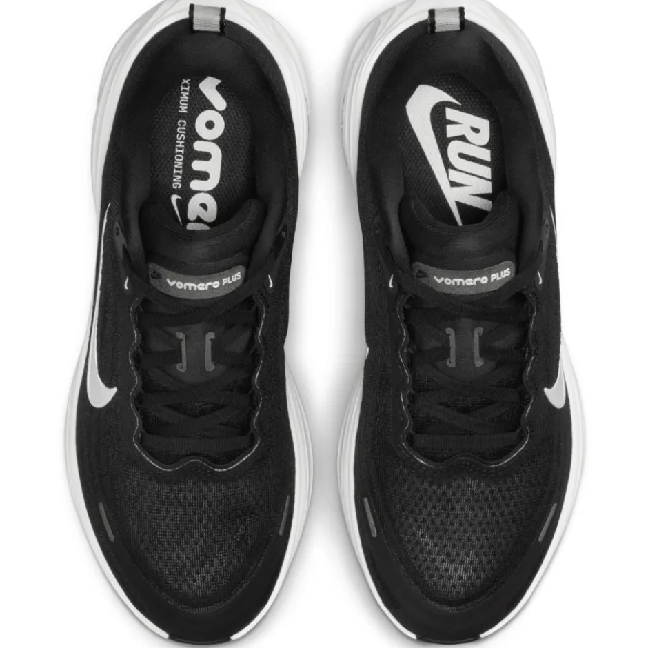 Hardloopschoenen Voor Op De Weg|Schoenen < Nike Vomero Plus Hardloopschoenen Dames - black/white-cool grey-metalic dark grey HV8154-002