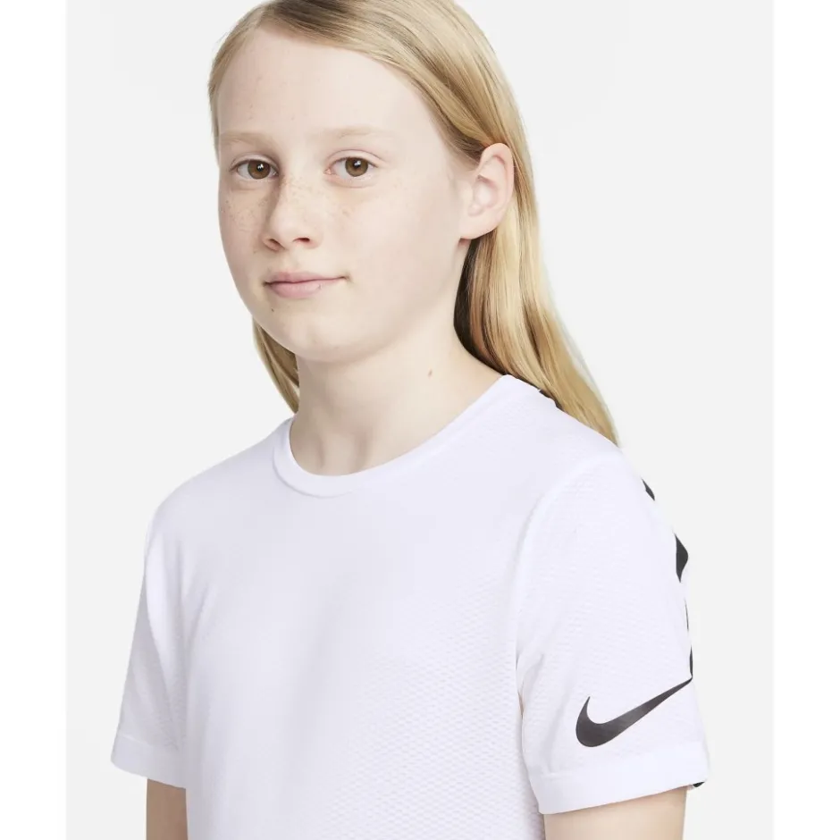 T-Shirts & Tops < Nike Wild Card Traininghirt Kinderen - wit DA0560-100