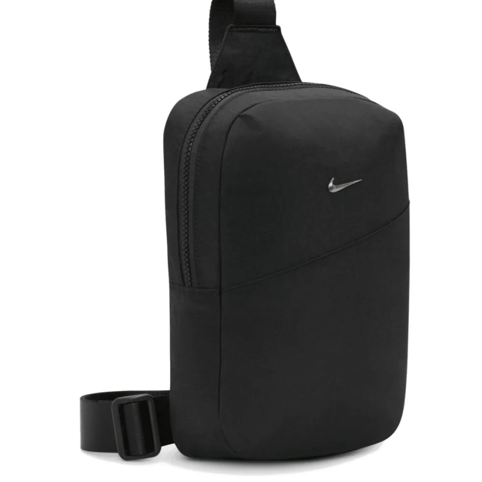 Nike Aura Crossbody Tas 5L - black/black/gunmetal HF7038-013
