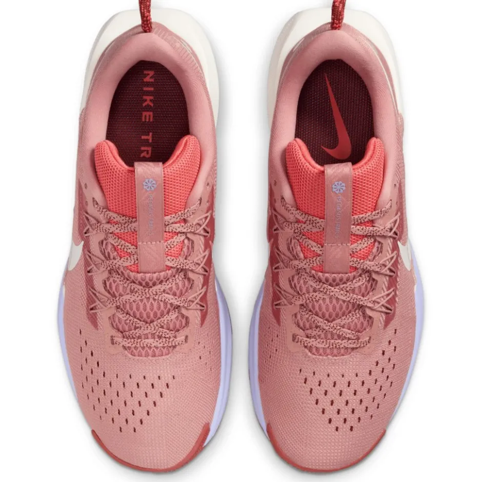 Hardloopschoenen Dames|Schoenen < Nike Pegasus 5 Trailrunning Schoenen Dames - red stardust/mars stone-sail-lilac ice DV3865-601