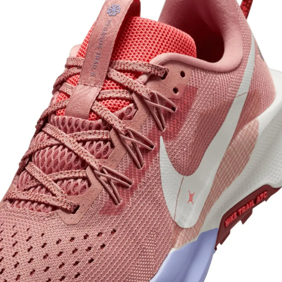 Hardloopschoenen Dames|Schoenen < Nike Pegasus 5 Trailrunning Schoenen Dames - red stardust/mars stone-sail-lilac ice DV3865-601