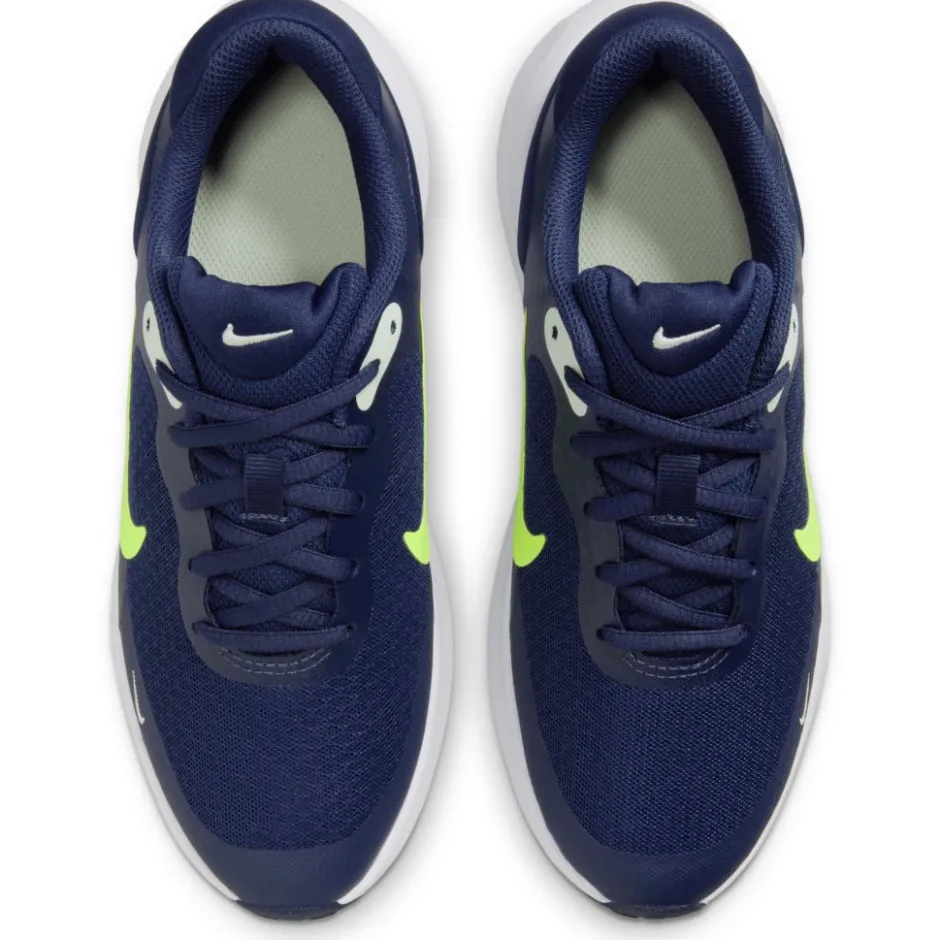 Hardloopschoenen Kinderen|Schoenen < Nike Revolution 7 GS Schoenen Kinderen - midnight navy/volt-volt tint-white FB7689-403