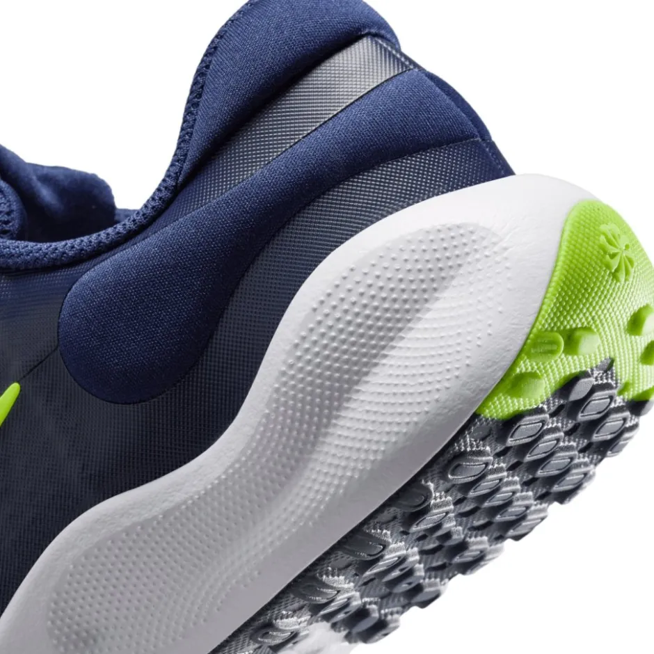Hardloopschoenen Kinderen|Schoenen < Nike Revolution 7 GS Schoenen Kinderen - midnight navy/volt-volt tint-white FB7689-403