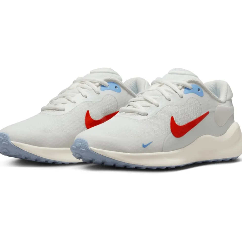 Nike Revolution 7 GS Schoenen Kinderen - summit white/picante red-sail/psychic blue FB7689-104