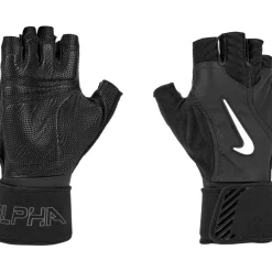 Nike U Alpha Elite Training Handschoenen Unisex - zwart/zwart/wit 091