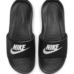 Nike Victori One Badslippers Heren - zwart/wit-zwart CN9675-002