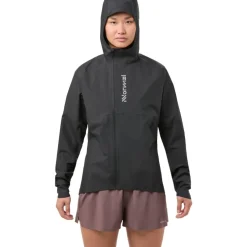 NNormal Trail Regenjas Dames - Zwart