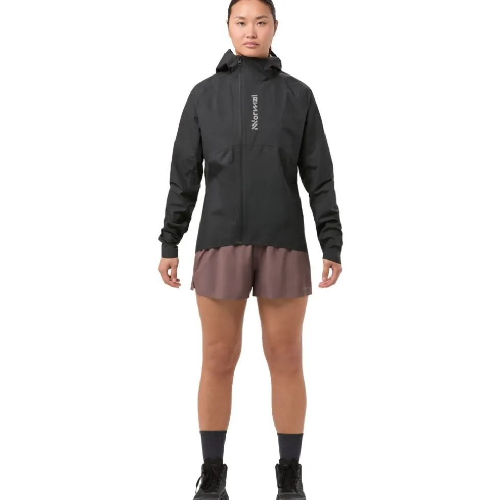 NNormal Trail Regenjas Dames - Zwart