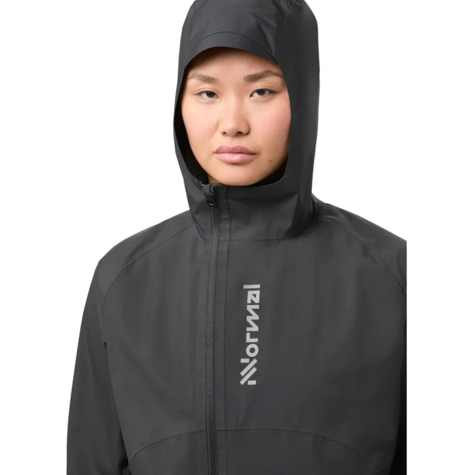 NNormal Trail Regenjas Dames - Zwart