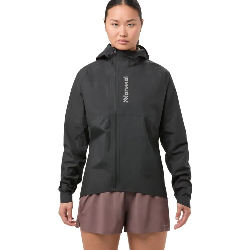 NNormal Trail Regenjas Dames - Zwart