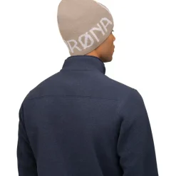 Norrona /29 mid merinoUll logo Beanie - Pure Cashmere