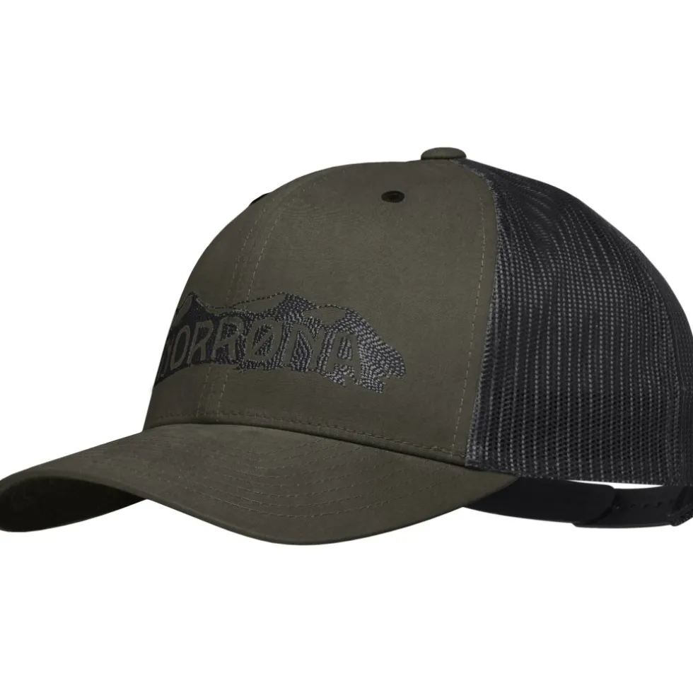 Norrona /29 Trucker mesh snap back Pet - Olive Night/Caviar