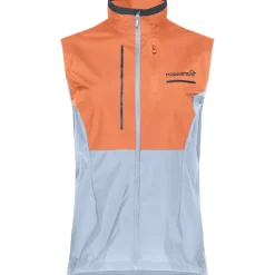 Norrona senja aero90 Vest Dames - Flamingo/Blue Fog