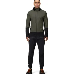 Norrona senja Alpha90 Zip Hood Jas Heren - Olive Night