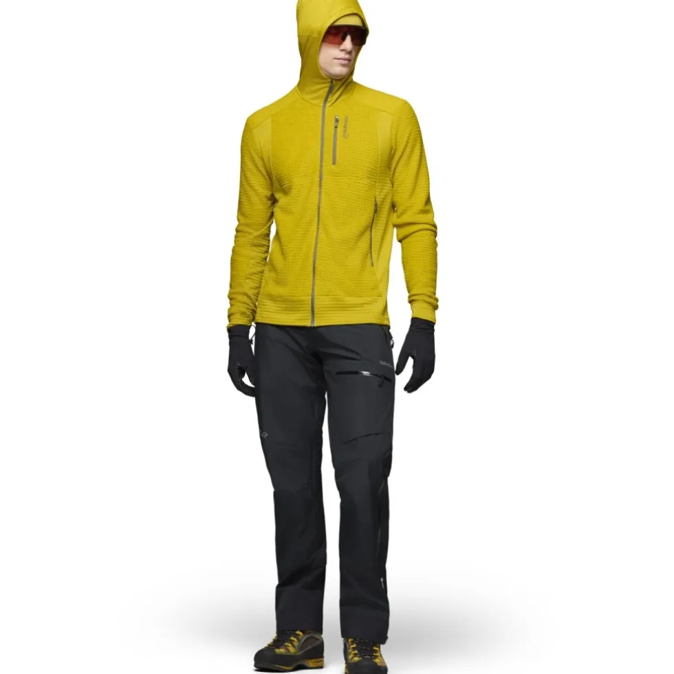 Norrona falketind Alpha120 Zip Hood Jas Heren - Golden Palm