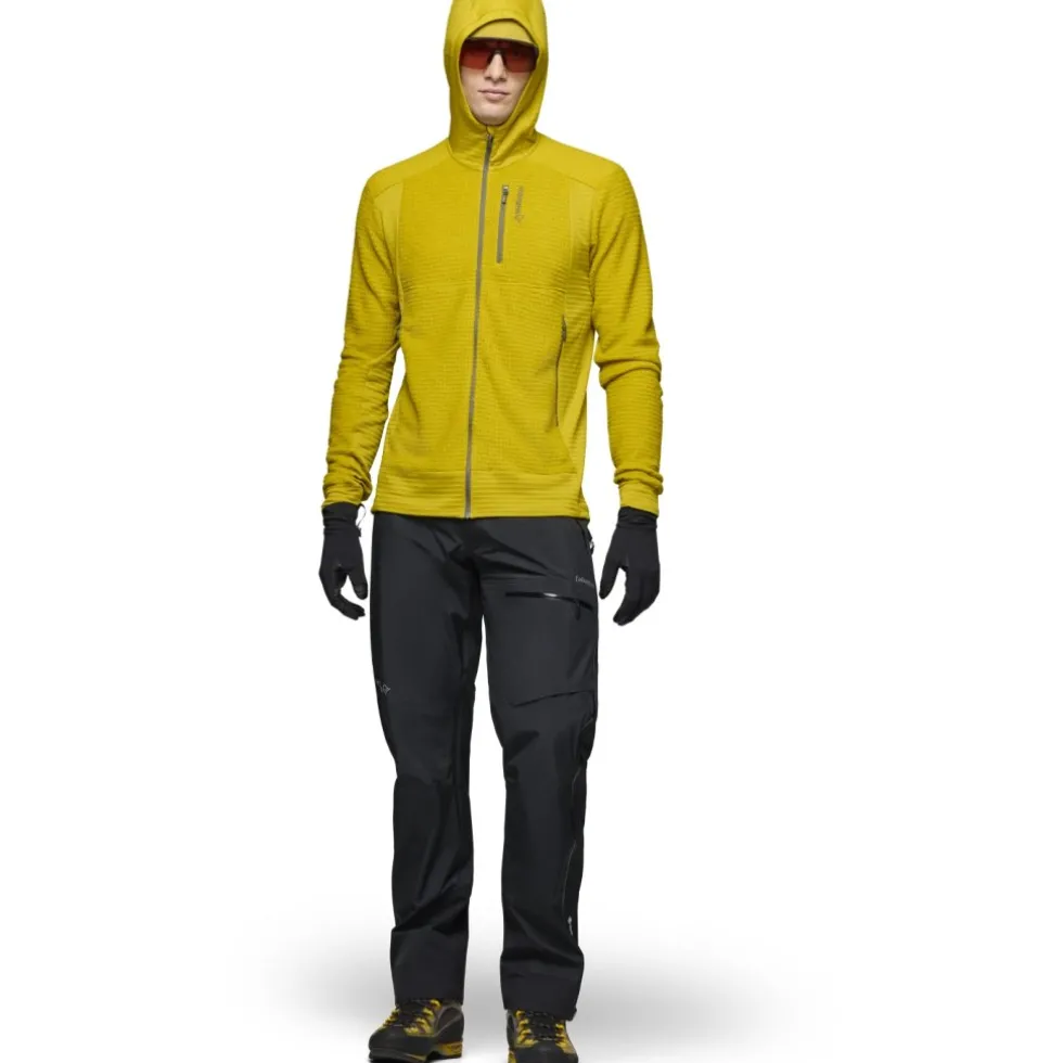 Norrona falketind Alpha120 Zip Hood Jas Heren - Golden Palm