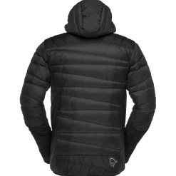 Norrona falketind down750 hood Donsjas Heren - Caviar