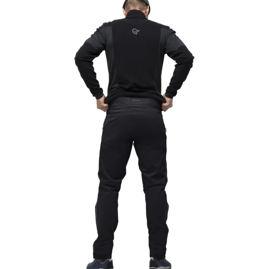 Broeken & Rokken < Norrona falketind flex1 heavy duty Broek Heren - Caviar/Zip Grey