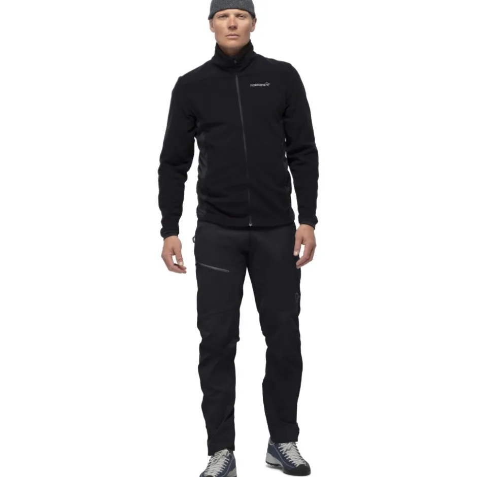 Broeken & Rokken < Norrona falketind flex1 heavy duty Broek Heren - Caviar/Zip Grey