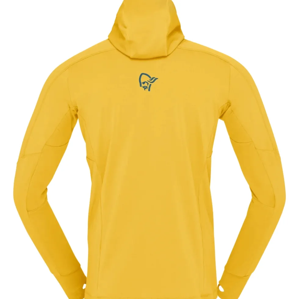 Norrona falketind Power Grid Hood Jas Heren - Calendula