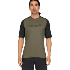 Norrona fjørå equaliser lightweight T-Shirt Heren - Olive Night