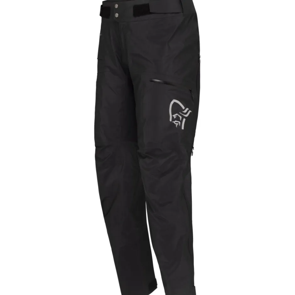 Regenbroeken < Norrona fjørå Gore-Tex Pro Broek Heren - Caviar Back