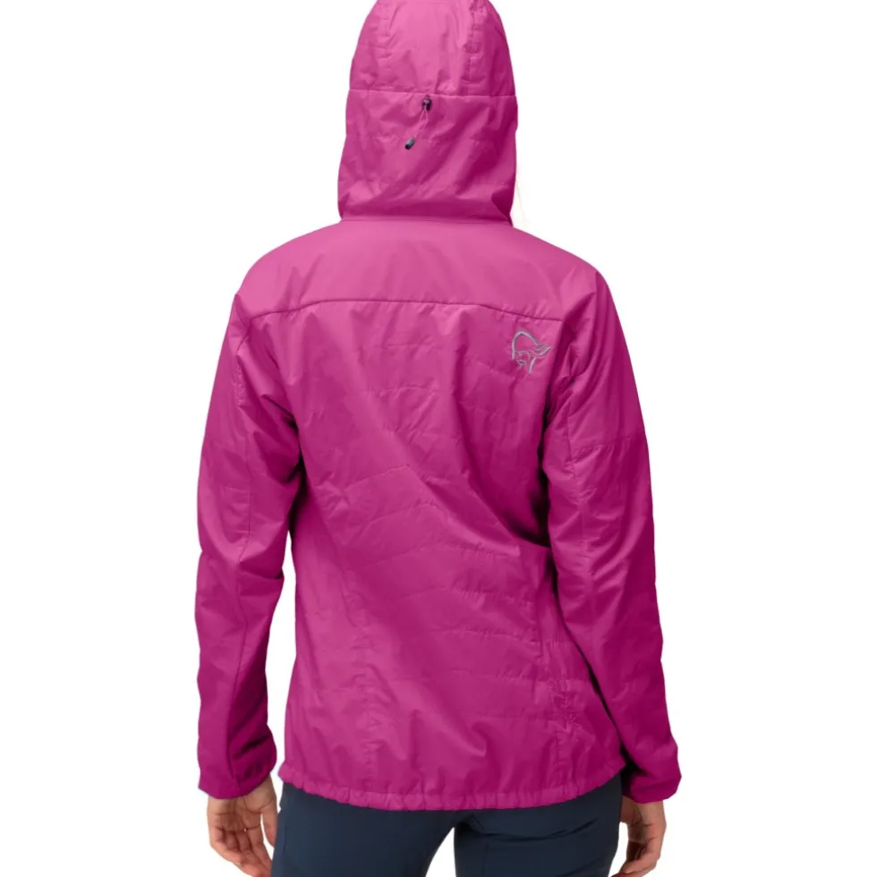 Norrona lyngen Alpha100 Zip Hood Jas Dames - Festival Fuchsia