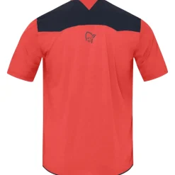 Norrona skibotn equaliser tech Overhemd Heren - Paprika Red