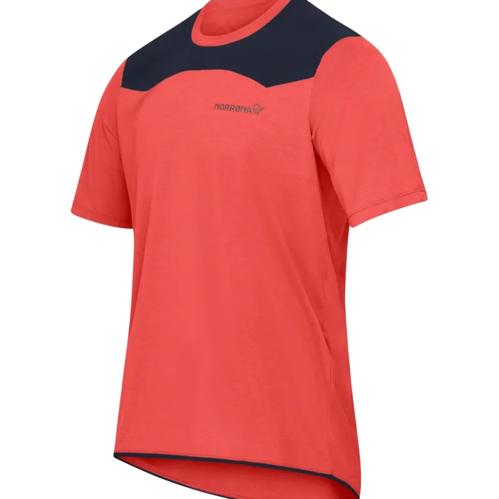 Norrona skibotn equaliser tech Overhemd Heren - Paprika Red