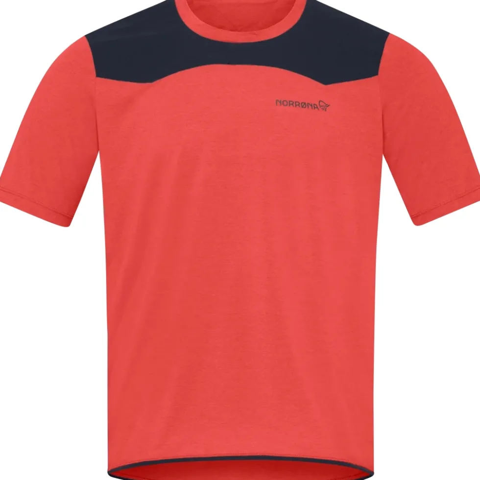 Norrona skibotn equaliser tech Overhemd Heren - Paprika Red