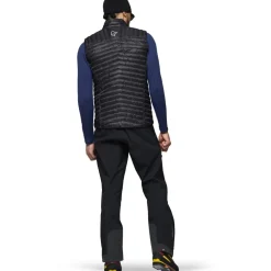 Norrona trollveggen down800 Super Light Donzen Bodywarmer Heren - Caviar Black