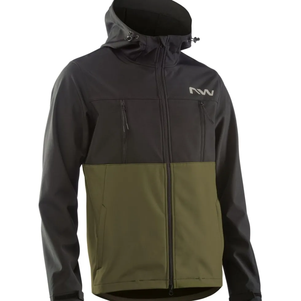 Northwave Easy Out Softshell-Jas Heren - forest green/black 61