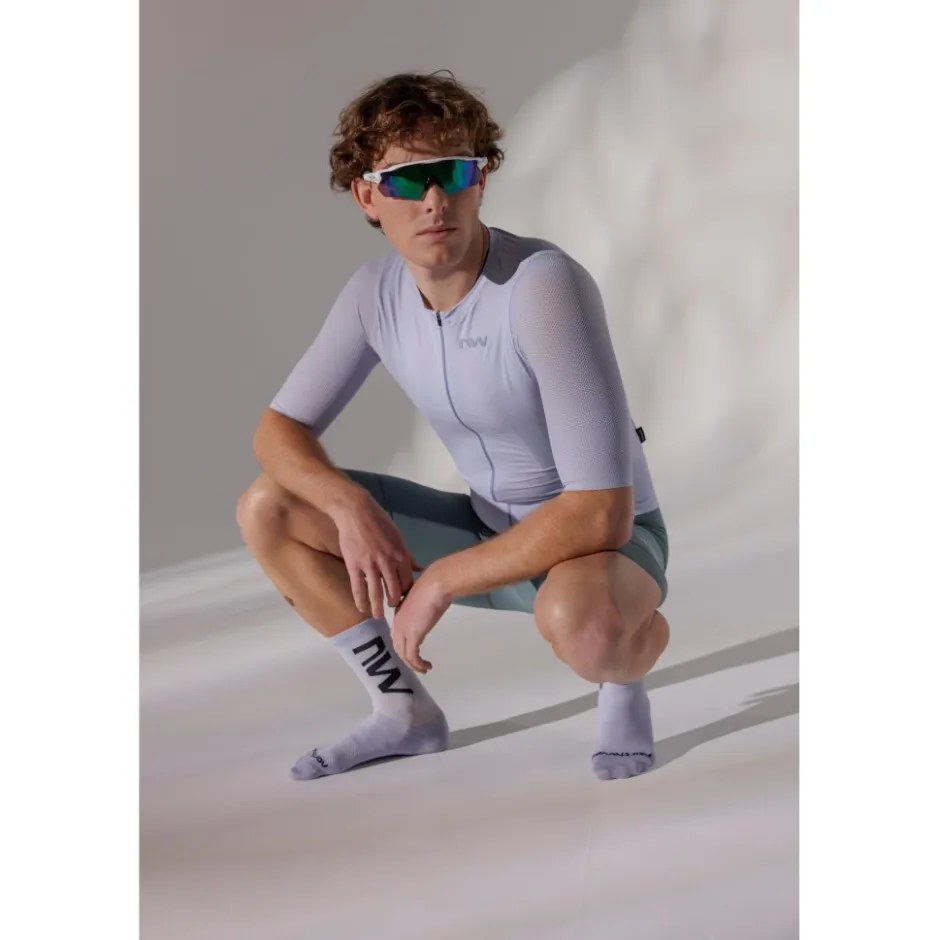 Mtb-Shirts < Northwave Extree Shirt et Korte ouwen Heren - ice grey 140