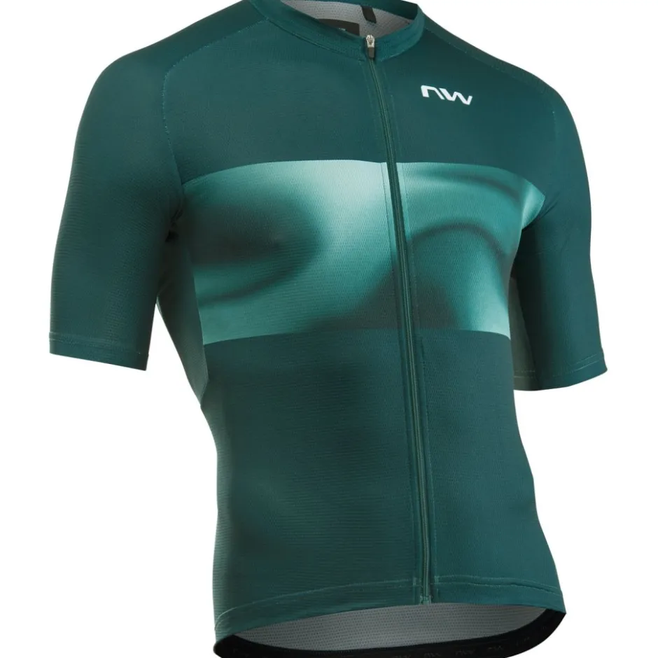 Wielershirts < Northwave Force Evo hirt et Korte ouwen Heren - petroiu 141