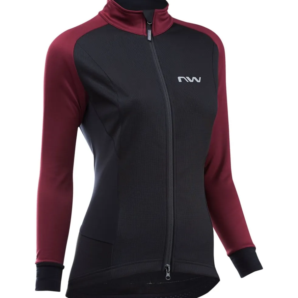 Northwave Reload Jas Dames - red cabernet/zwart 139