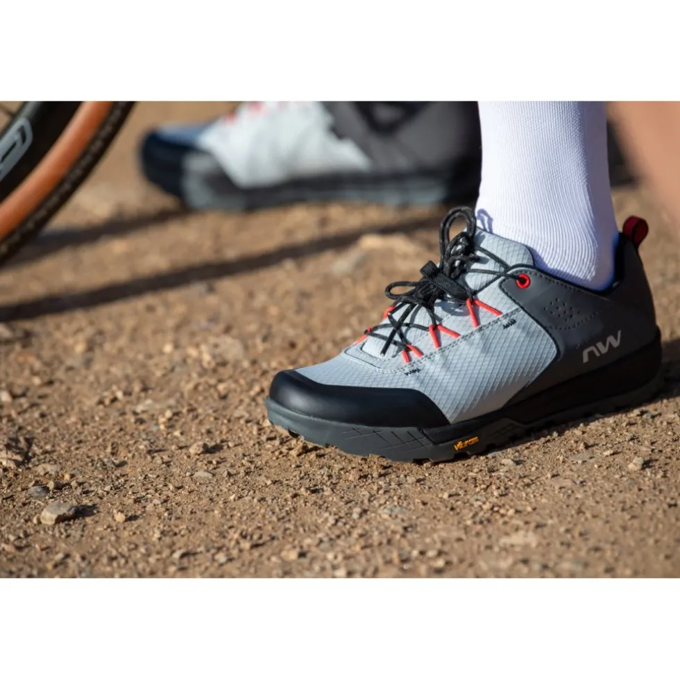 Northwave Rockit MTB Schoenen Heren - light grey/red fluo 88