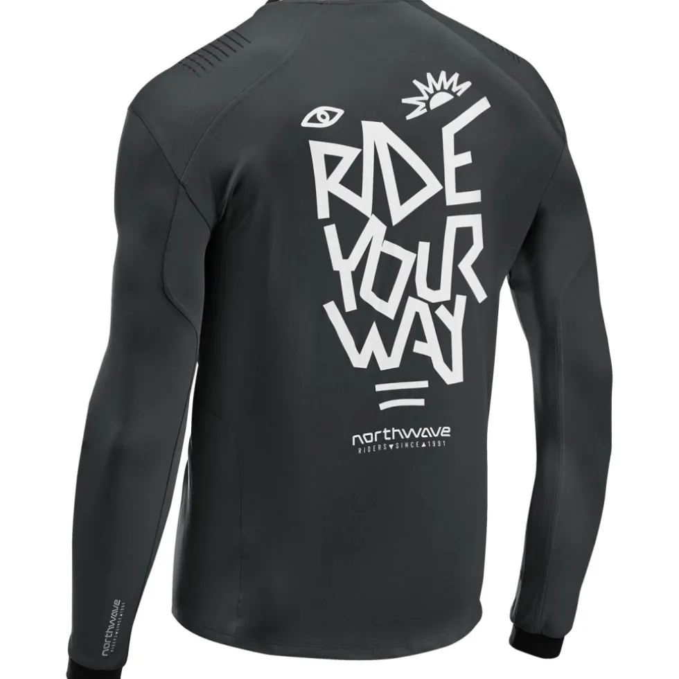 Northwave Sharp Shirt Heren - zwart/wit 11