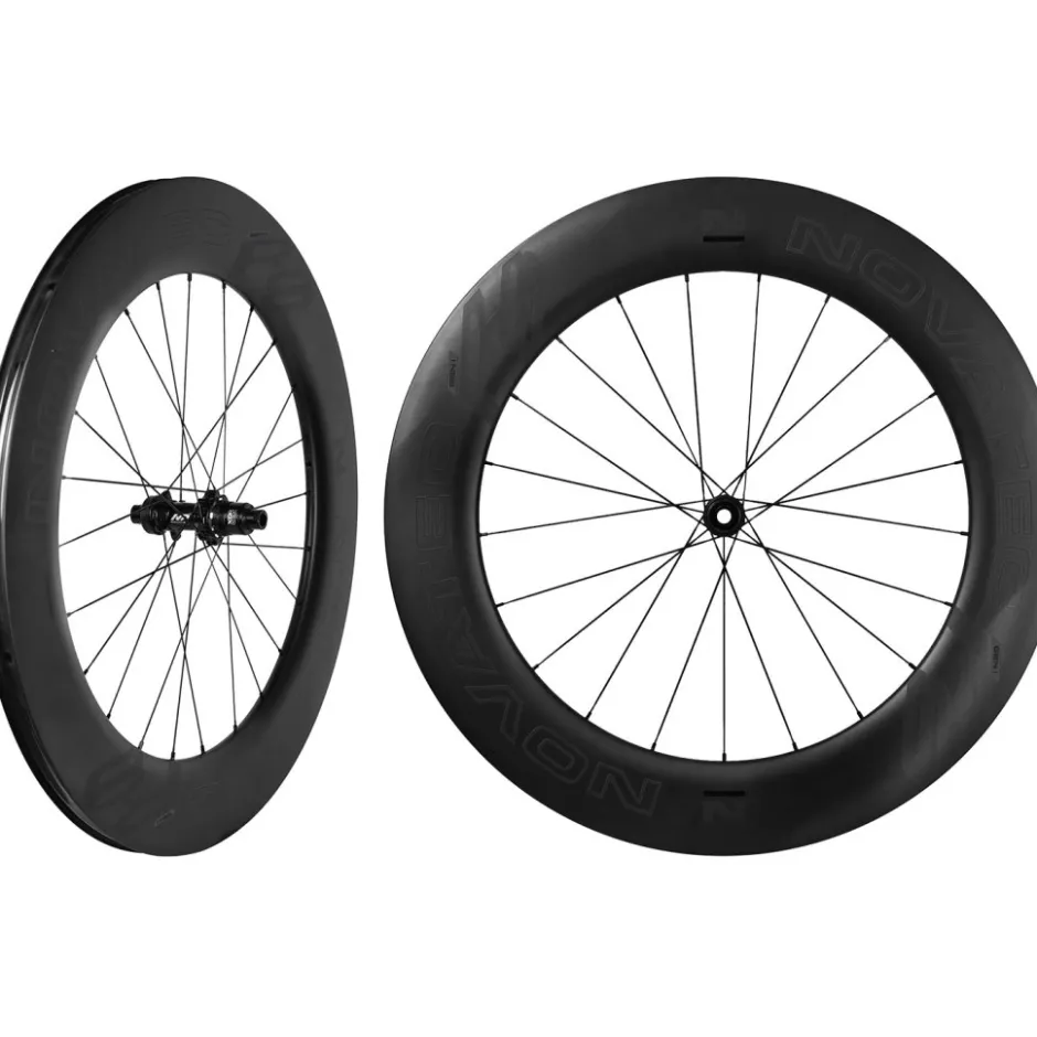 Wielen < Novatec R8 Disc CL-Pro Wielset - 28" | Carbon | Clincher/Tubeless | Centerlock - 12x100mm | 12x142mm - SRAM XDR