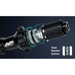 Novatec Freewheelbody - voor DRS (Dual Ratchet System) | HG